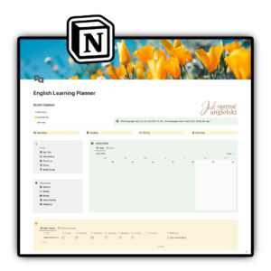 English Learning Planner